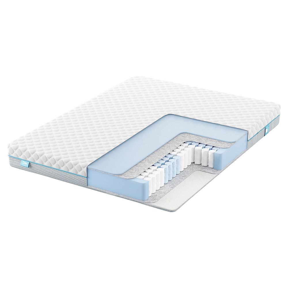 Матрас с независимыми пружинами Promtex Soft Artek Средне-мягкий / Средний 70x190